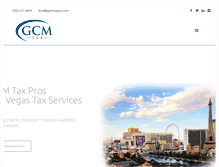 Tablet Screenshot of gcmtaxpros.com
